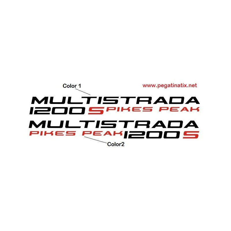 Stickers decals motorcycle DUCATI MULTISTRADA 1200S