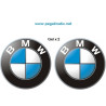 Stickers decals motorcycle LOGO BMW  GEL x2