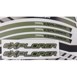 Stickers decals WHELL RIMS TRIUMPH TIGER EXPLORER