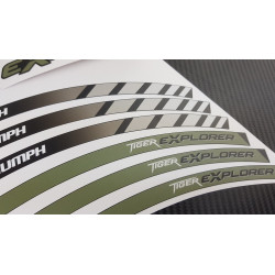 Stickers decals WHELL RIMS TRIUMPH TIGER EXPLORER