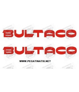 Stickers decals motorcycle BULTACO LOGO (Produto compatível)