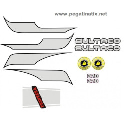 Stickers decals motorcycle BULTACO FRONTERA 370 FUEL TANK