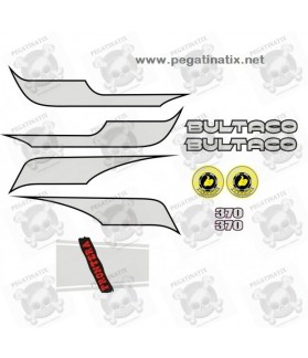 AUTOCOLLANT BULTACO FRONTERA 370 FUEL TANK (Produit compatible)