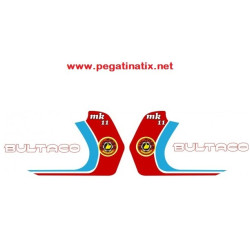 Stickers decals motorcycle BULTACO MK11 370 FUEL TANK