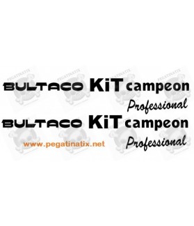 Stickers decals motorcycle BULTACO KIT CHAMPION CAMPEON (Produit compatible)