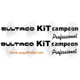 Stickers decals motorcycle BULTACO KIT CHAMPION CAMPEON
