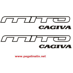 Stickers decals motorcycle LOGO GAGIVA MITO