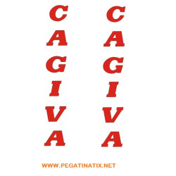 Stickers decals motorcycle GAGIVA VERTICAL