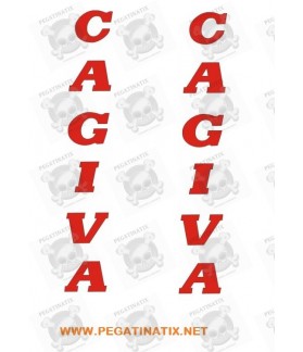 Stickers decals motorcycle GAGIVA VERTICAL (Producto compatible)