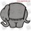 Stickers decals motorcycle GAGIVA ELEPHANT (Compatible Product)