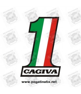 Stickers decals motorcycle GAGIVA NUMBER 1 (Compatible Product)