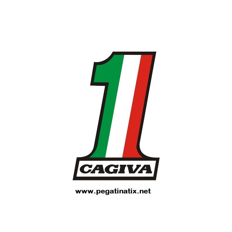 Stickers decals motorcycle GAGIVA NUMBER 1 