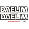 Stickers decals motorcycle DAELIM 