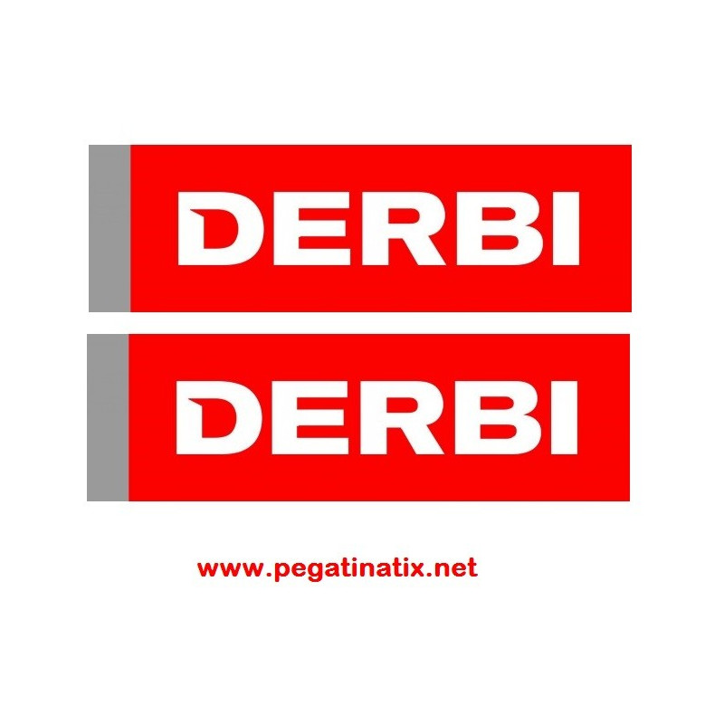 Stickers decals motorcycle logo DERBI 