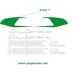 Stickers decals motorcycle DERBI ANTORCHA 