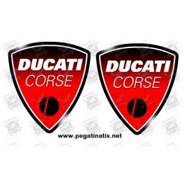 Stickers decals motorcycle logo DUCATI CORSE 