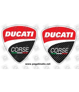 Stickers decals motorcycle logo DUCATI CORSE (Compatible Product)