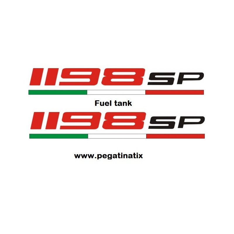 Stickers decals motorcycle DUCATE 1198 FUEL TANK