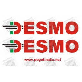 Stickers decals motorcycle DUCATI LOGO DESMO X 2