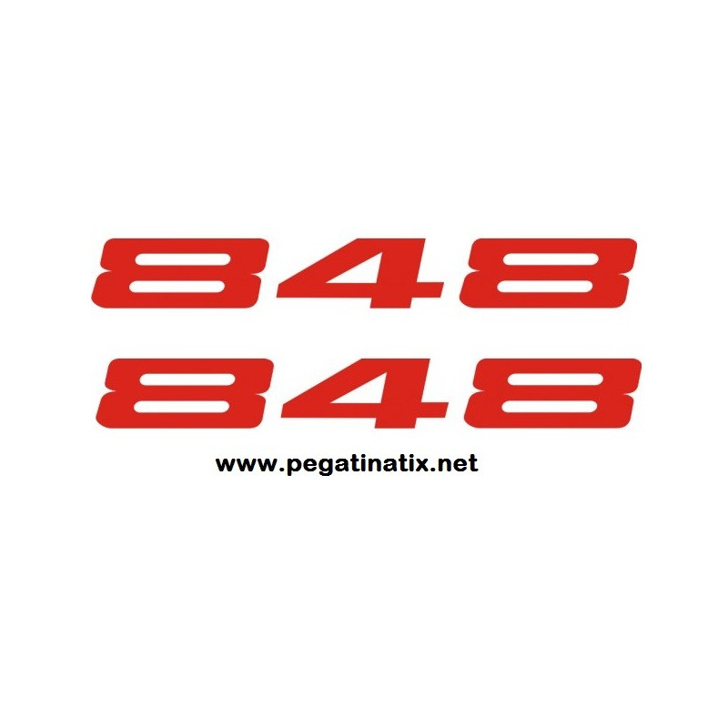 Stickers decals motorcycle DUCATI 848
