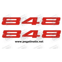 Stickers decals motorcycle DUCATI 848