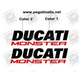 Stickers decals motorcycle DUCATI MONSTER FUEL TANK