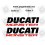 Stickers decals motorcycle DUCATI MONSTER FUEL TANK (Compatible Product)