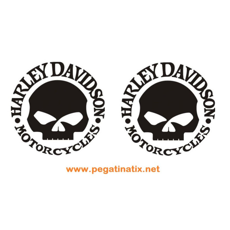 Stickers decals motorcycle HARLEY SKULL