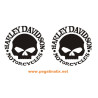 Stickers decals motorcycle HARLEY SKULL