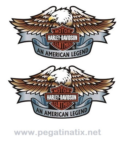harley davidson eagle logo vector