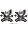 Stickers decals motorcycle HARLEY DAVIDSON EAGLE