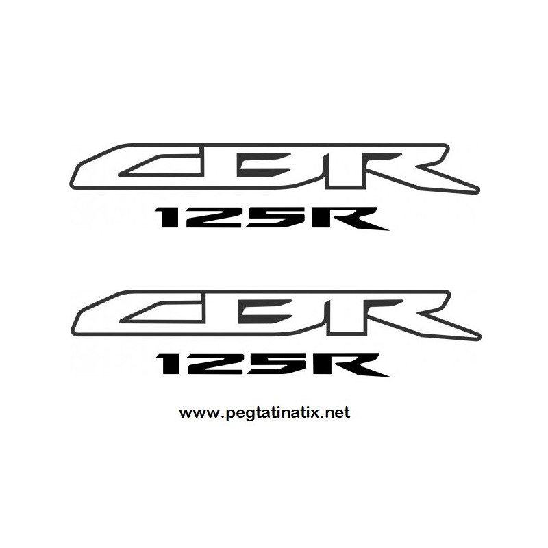 Stickers decals HONDA CBR125