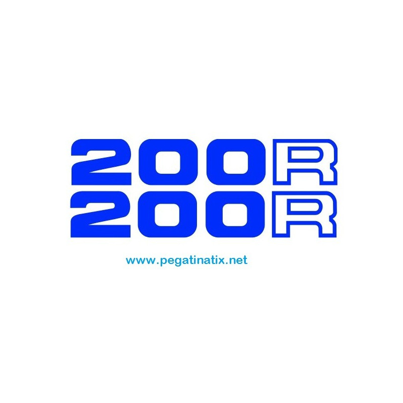 Stickers decals HONDA MTX 200R