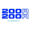 Stickers decals HONDA MTX 200R