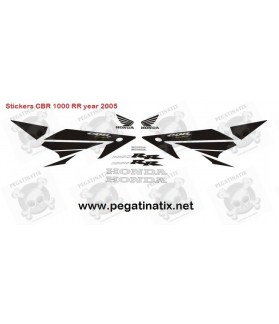 Kit Stickers decals HONDA CBR 1000RR YEAR 2005 (Compatible Product)