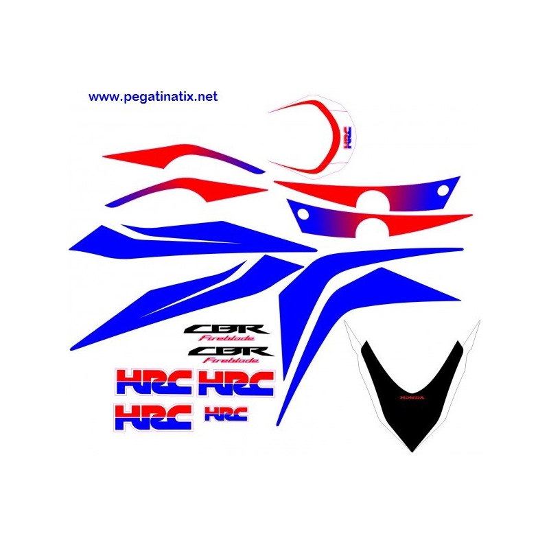 Kit Stickers decals HONDA CBR 1000RR HRC