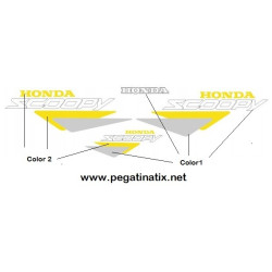 Stickers decals HONDA SCOOPY
