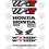 Stickers decals HONDA VFR YEAR 1993 (Kompatibles Produkt)