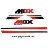 Stickers decals HONDA MTX 200R