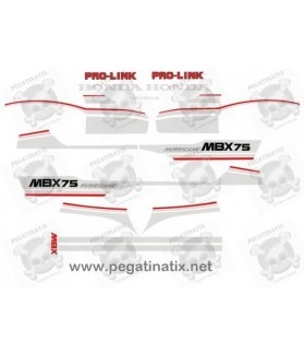 Stickers decals HONDA MBX 75 HURRICANE (Compatible Product)