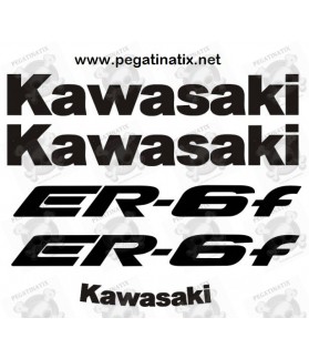 ADESIVOS KAWASAKI ER-6F (Produto compatível)