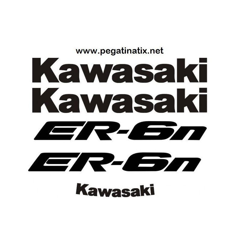 Stickers decals KAWASAKI ER-6N