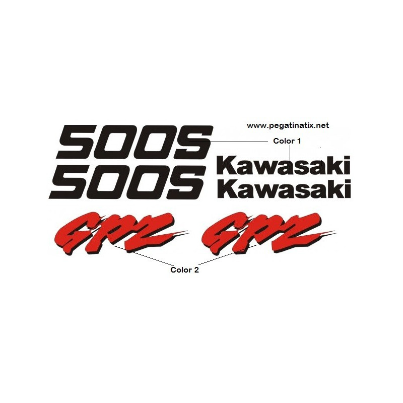 Stickers decals KAWASAKI GPZ500