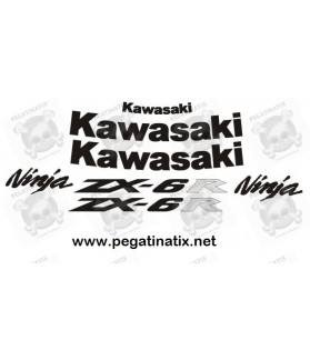 Stickers decals KAWASAKI ZX6R YEAR 2004 - 2005 (Compatible Product)