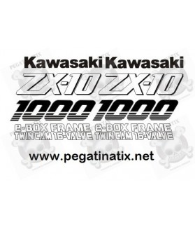 ADESIVOS KAWASAKI ZX-10 YEAR 1992 (Produto compatível)