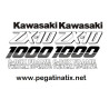 Stickers decals KAWASAKI ZX10 YEAR 1992