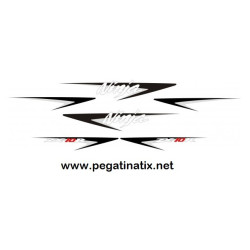 Stickers decals KAWASAKI ZX10R YEAR 2007