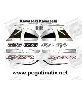 Stickers decals KAWASAKI ZX636 YEAR 2002 (Compatible Product)
