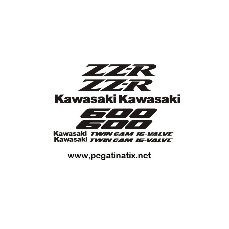 Stickers decals KAWASAKI ZZR600