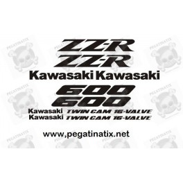 Stickers decals KAWASAKI ZZR600